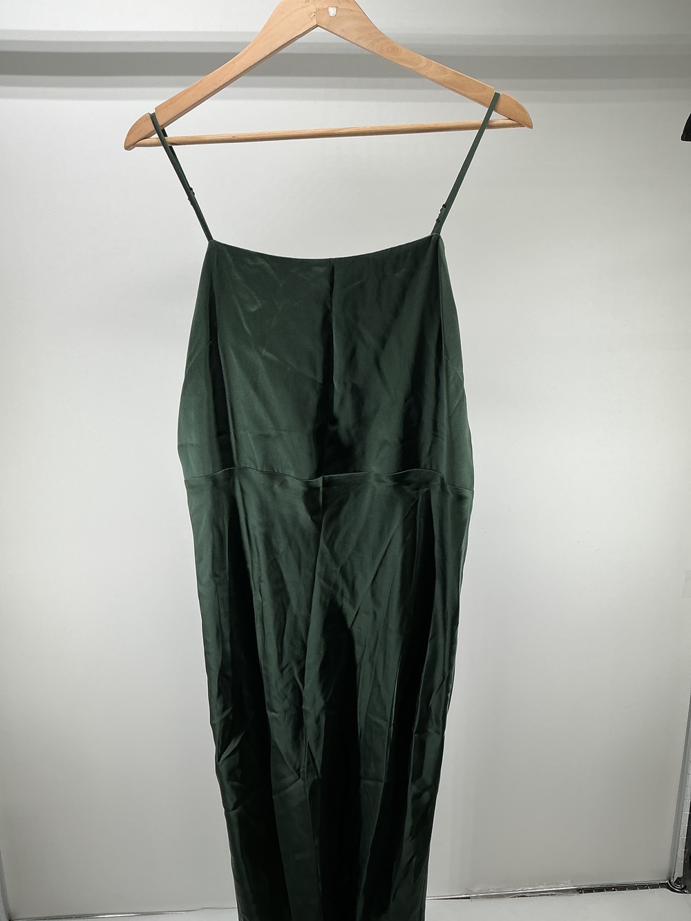 100% Washable Silk Square Neck Maxi Dress